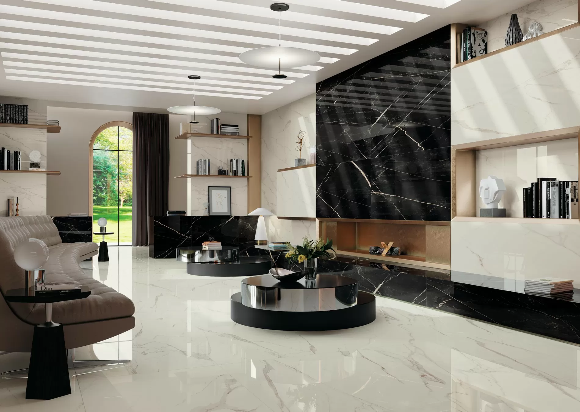 Керамогранит 610015000626 Empire Calacatta Black Lapp 60x60