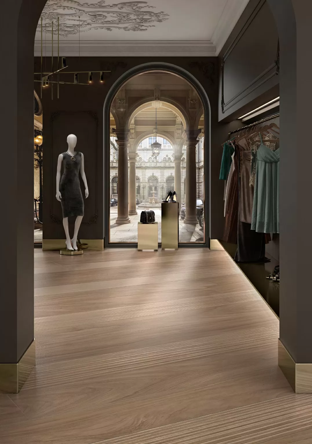 Керамогранит SG040100R Тиндало бежевый обрезной 40*238.5