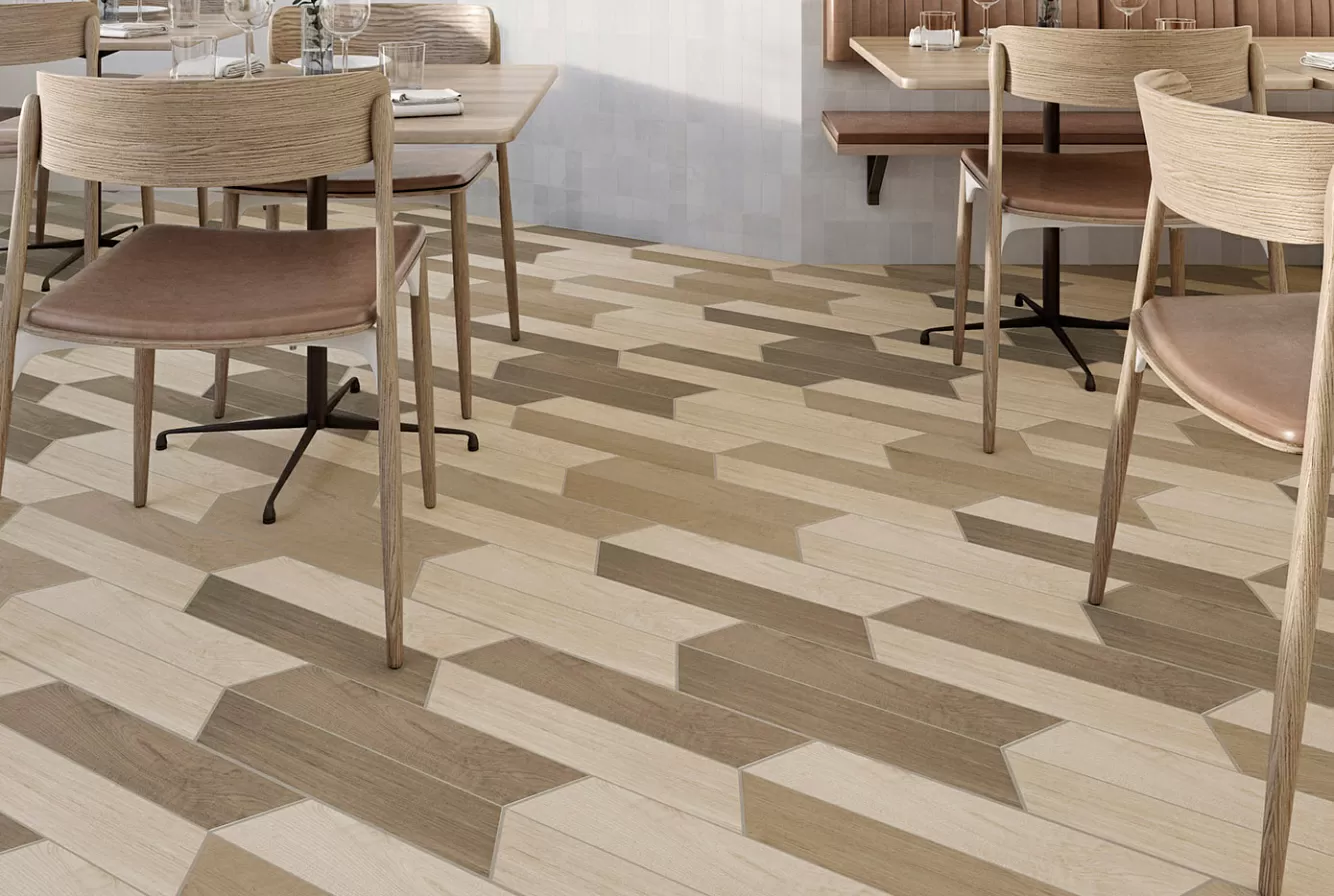 Керамогранит 120281 TRAPEZIUM WOOD LIGHT 9.8x23