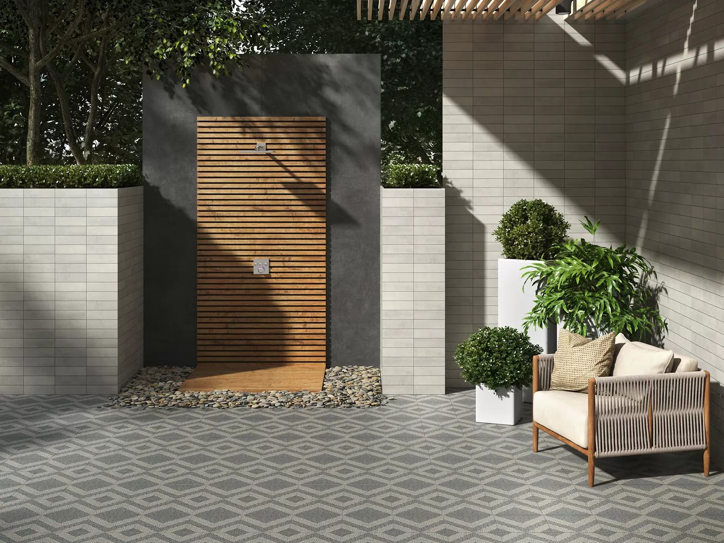 Керамогранит SG936700N Сассолино 3 серый матовый 30x30x8