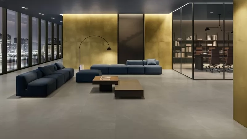 Керамогранит 610130005316 Continuum Brass Gold Battiscopa 7.2x80