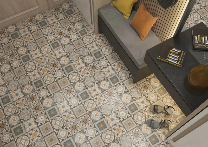 Керамогранит C-LO4R402D Loft темно-серый 42х42