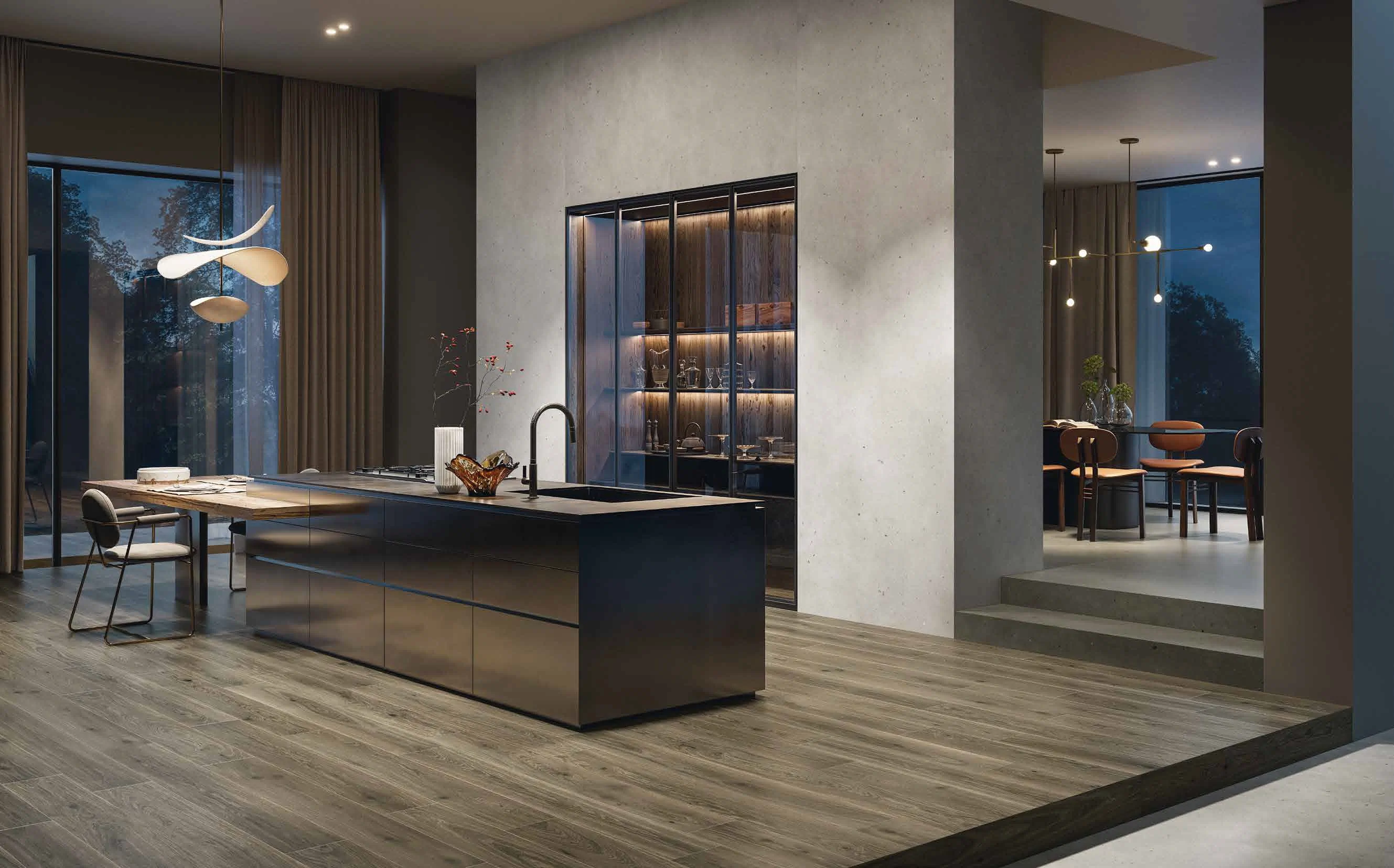 Керамогранит 600010001808 Avantgarde Black Ret 120x120