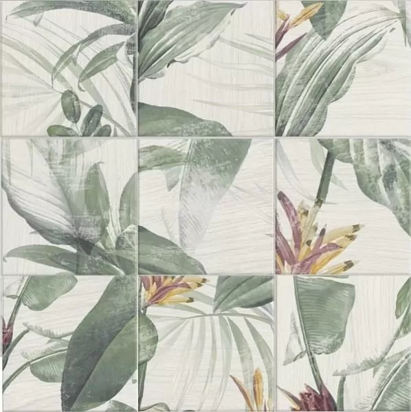 Керамогранит Decor Mural Spring Leaves 20x20
