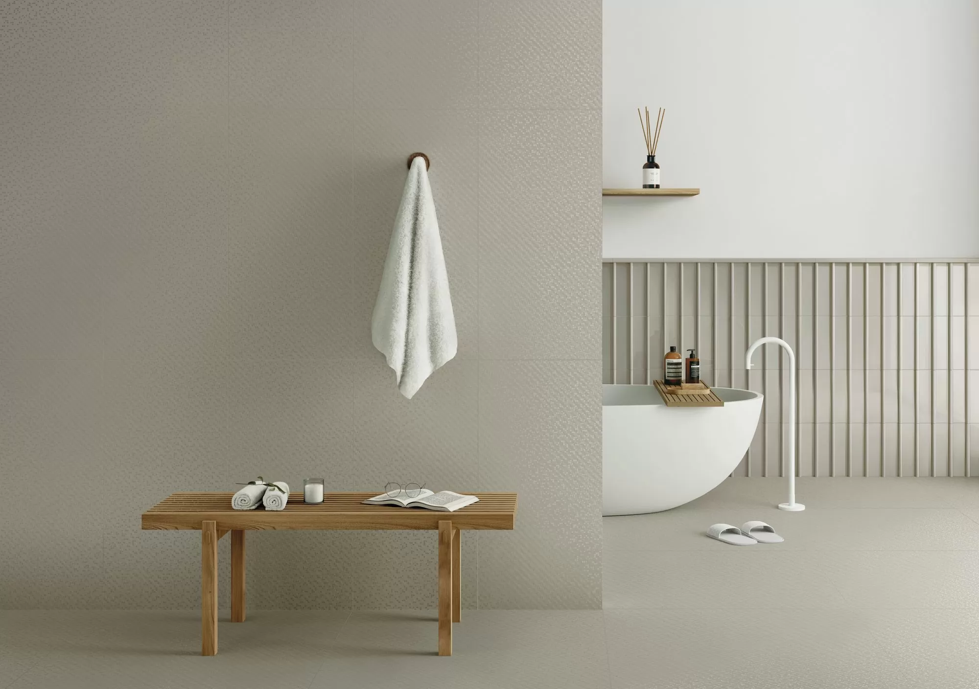 Керамогранит 118400 Aguas Plain Natural White 90x90