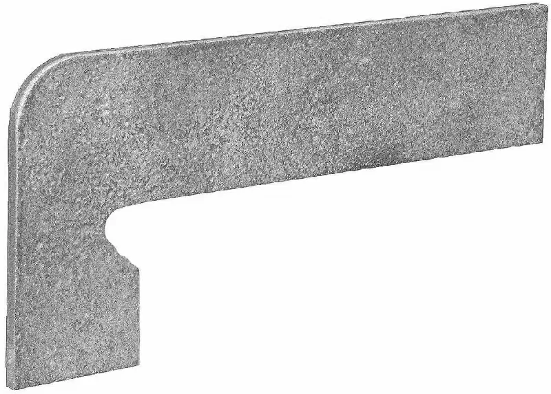 Клинкерная плитка Zan.VEGA GRIS IZQUIERDA левый 39,5x17,5