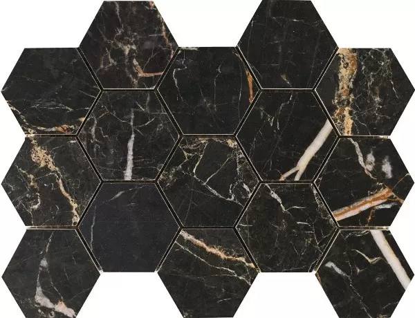 Мозаика MALLA HEX CR. LUX LAURANTS BROWN 32,5x22,5