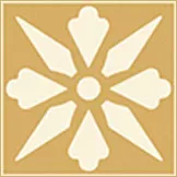 Керамогранит 050E006D103 ENC06 White (Dark yellow) 5x5