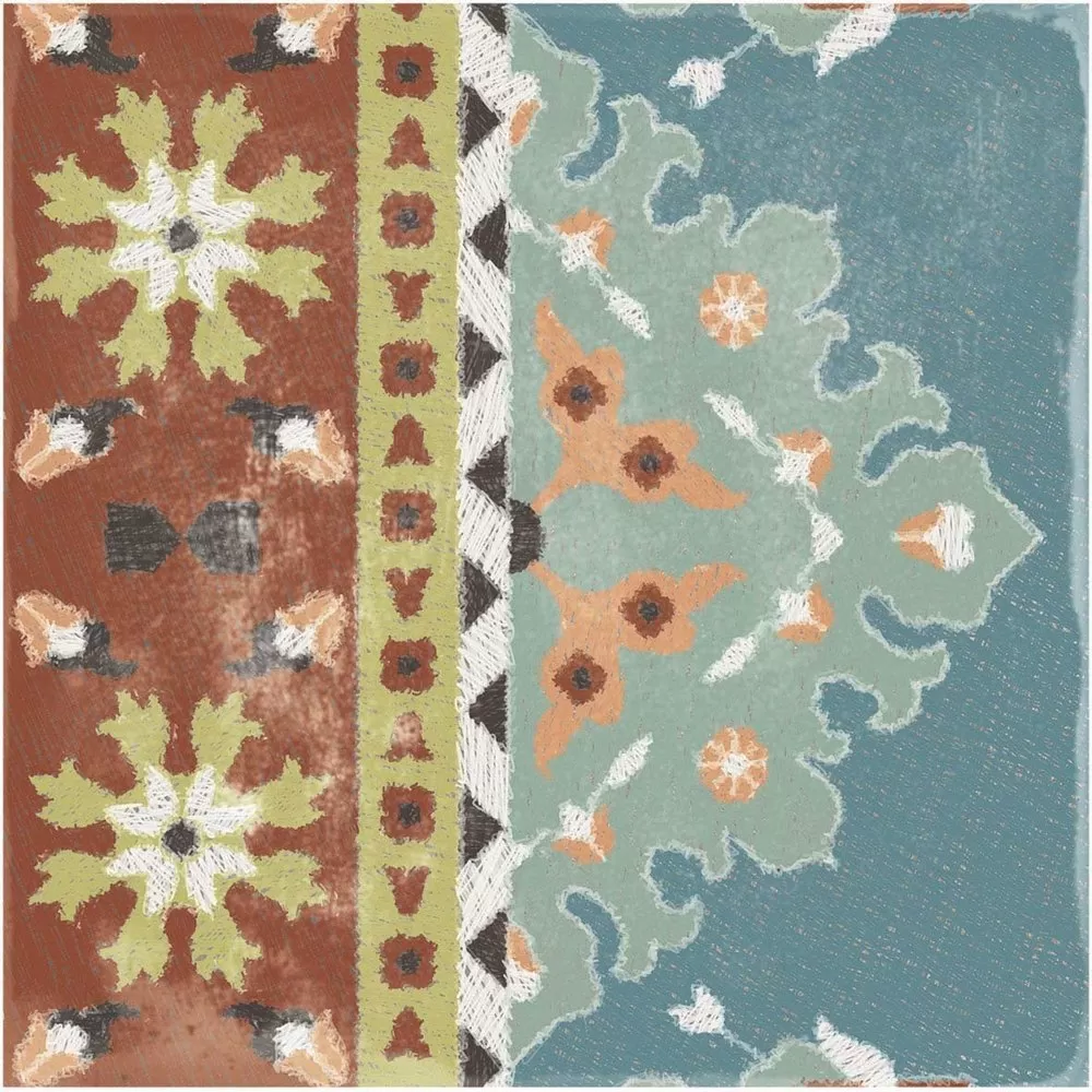 Керамогранит 0003351 PLAY CARPET MIX MULTICOLOR 20x20
