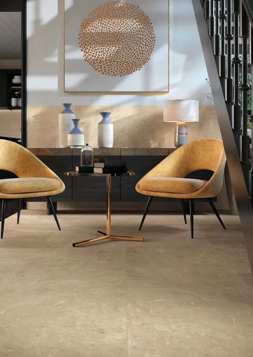 Керамогранит 610130004632 Volcano Bianco Battiscopa/Волкано Бьянко Плинтус 7.2X60