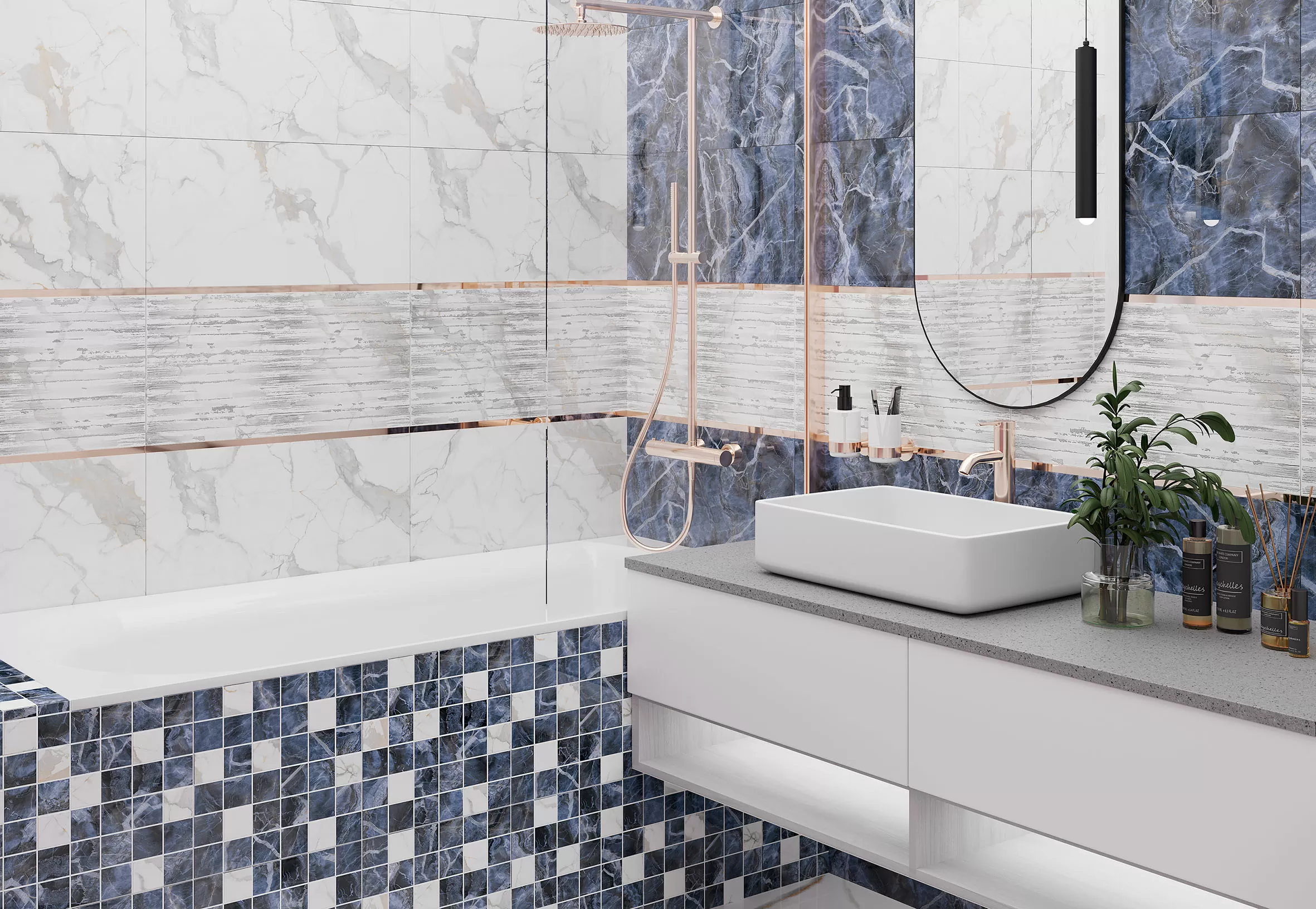 Керамогранит Laurel табачный 15х60