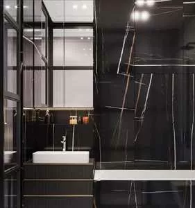 Керамогранит Kristal Nox Black Parlak Nano Rectified 60x120