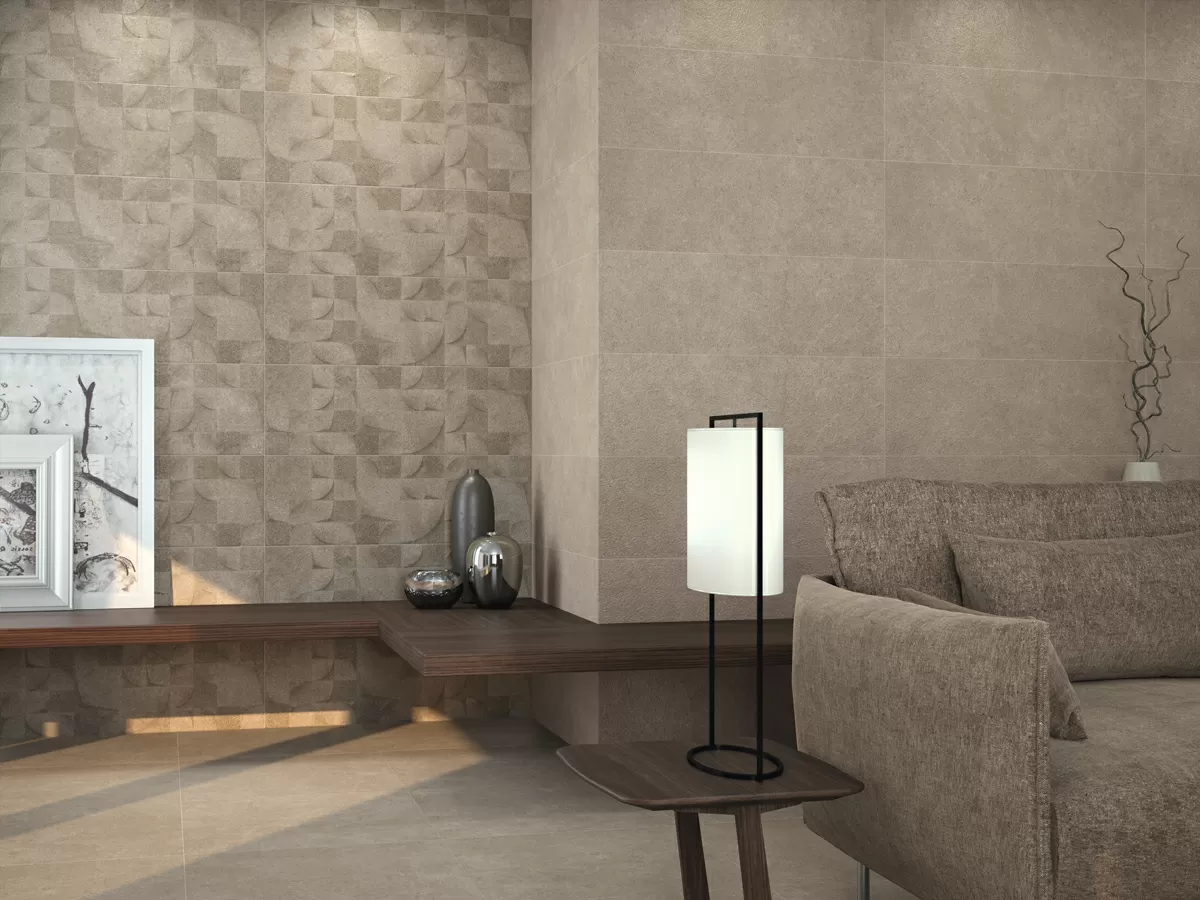 Плитка Decor Icon Shape Taupe Rect 30x90