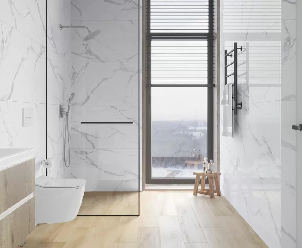 Керамогранит Calacatta Splendid Silver Белый Полированный 80х80