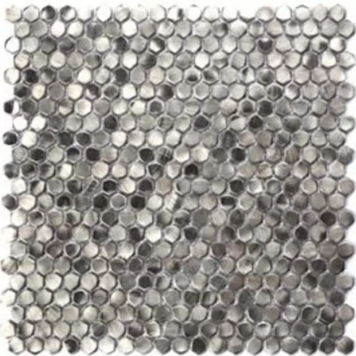 Мозаика S027 Stamping Aluminum Silver 30,3x30,3x0,6