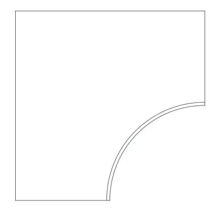 Керамогранит 620090000909 Rinascente Clay Bordo Curvilineo Round LASTRA 20mm 60x60