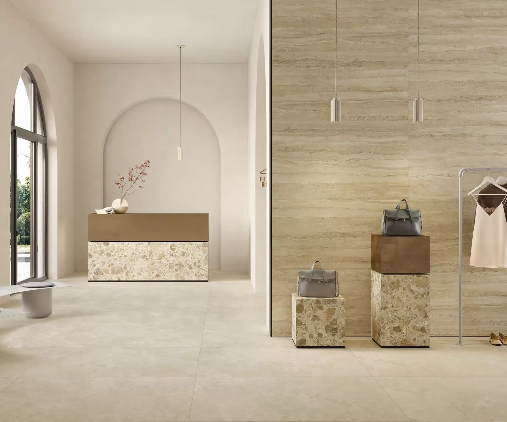 Керамогранит K951841R0001VTE0 CityStone Травертин Клауд Матовый 7Рек R10A 60X60