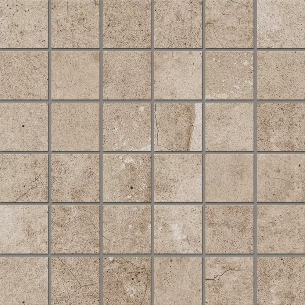 Мозаика Мозаика EE02 Seed Creamy Неполированный (5х5) 30x30