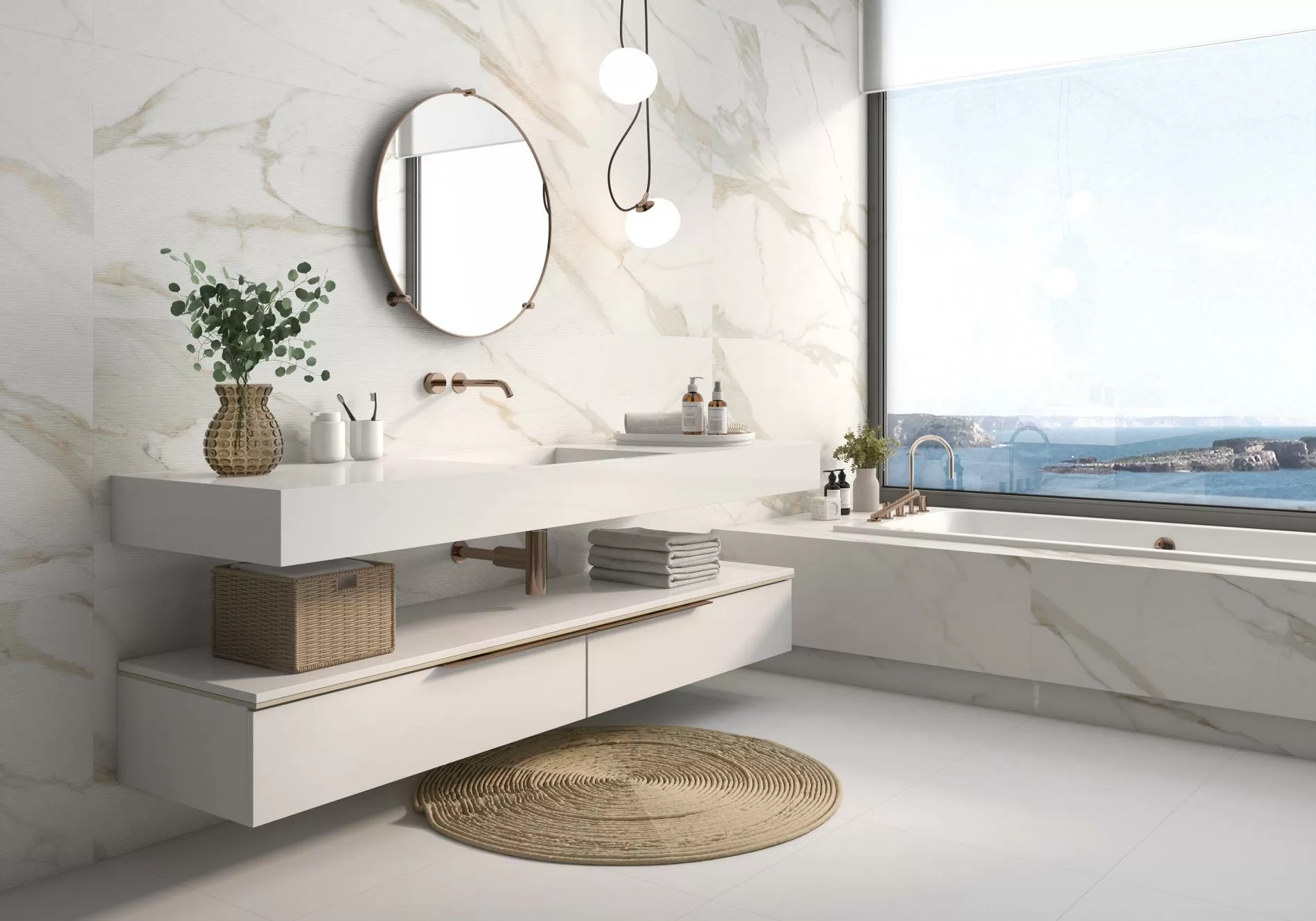 Керамогранит Essenza Bianco Matt 60х120