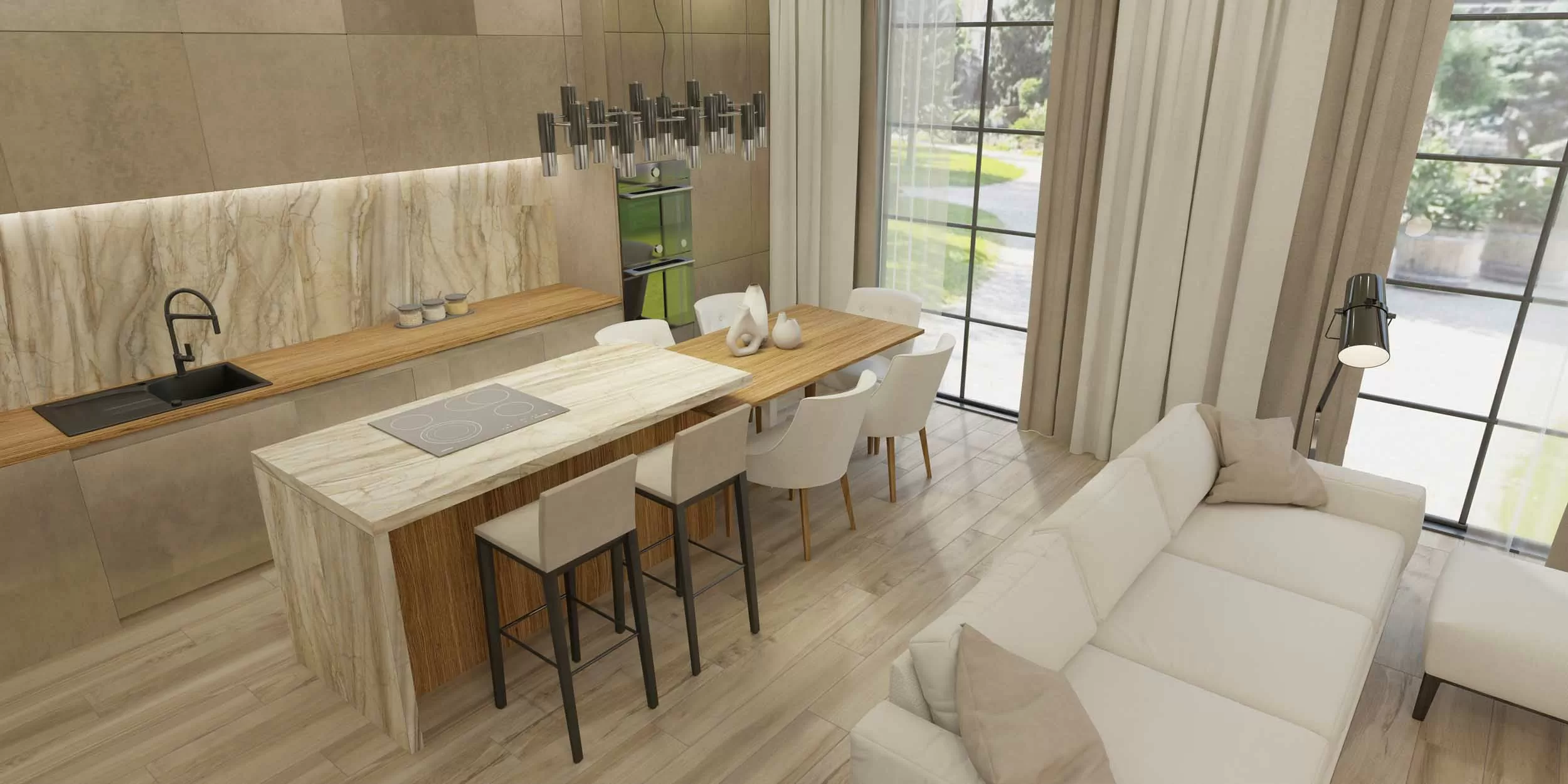 Керамогранит BR02 Bernini Beige неполированный 80x160x11