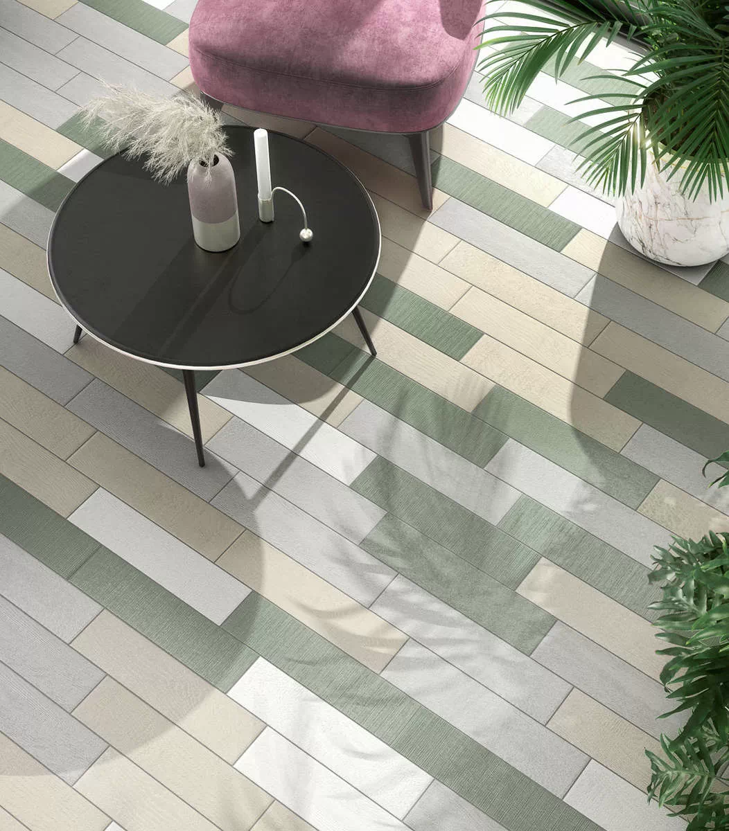 Керамогранит SG403000N Паркетто белый 9.9*40.2