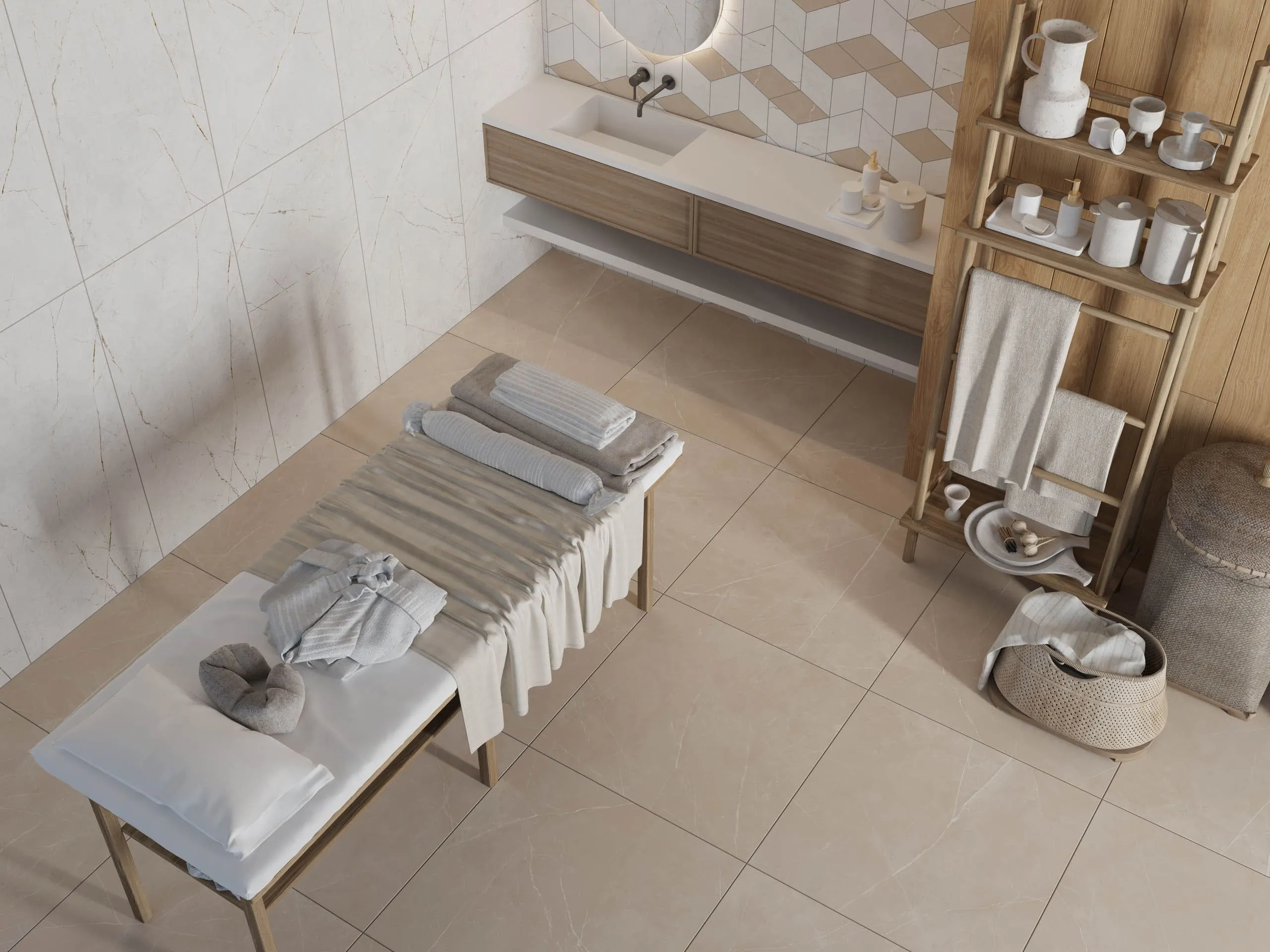 Керамогранит Фальшмозаика NL03 Nolana Dark Grey Velvet Неполированный 59,4х120