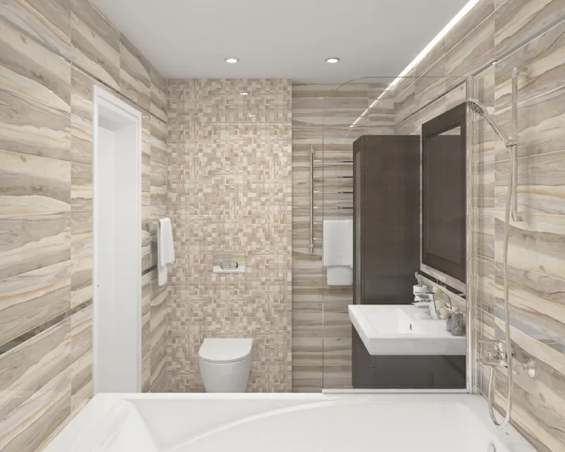 Плитка Декор Grace Fancy серый 20х60