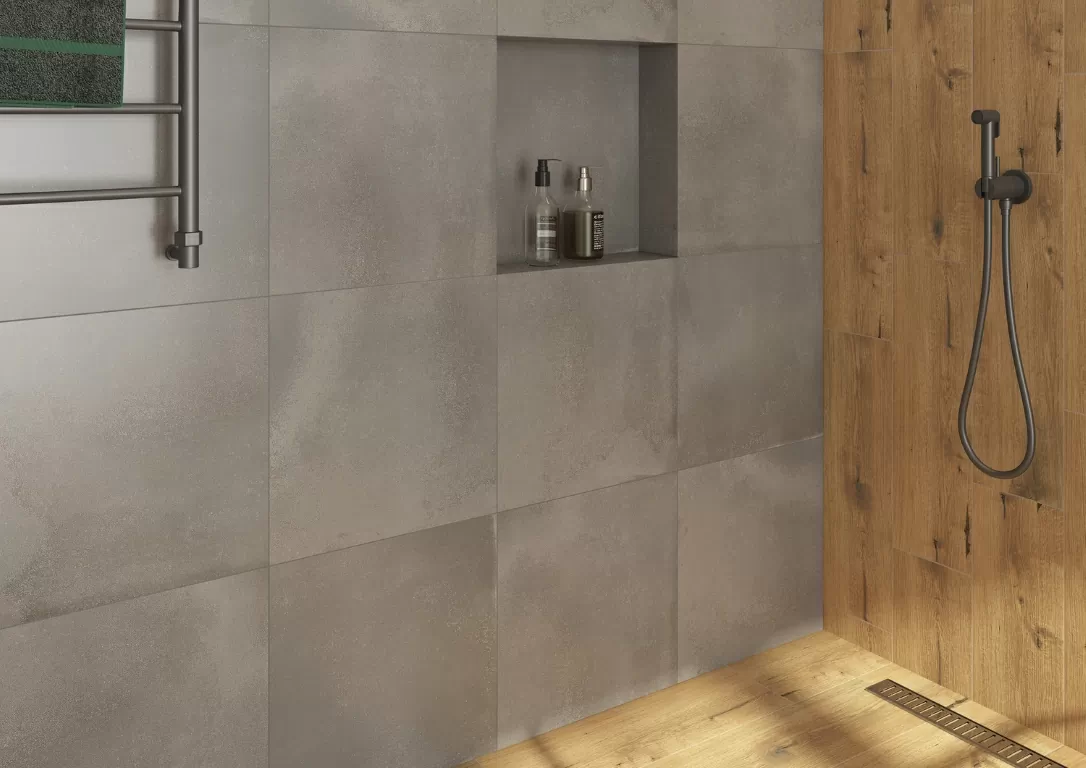 Керамогранит C-LO4R402D Loft темно-серый 42х42