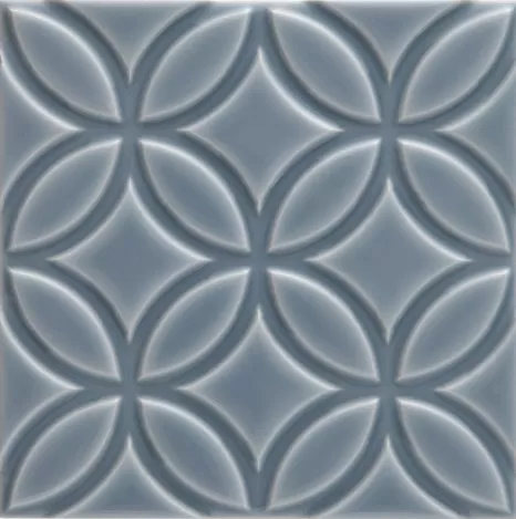 Плитка ADNE4143 Liso Botanical Storm Blue 15x15