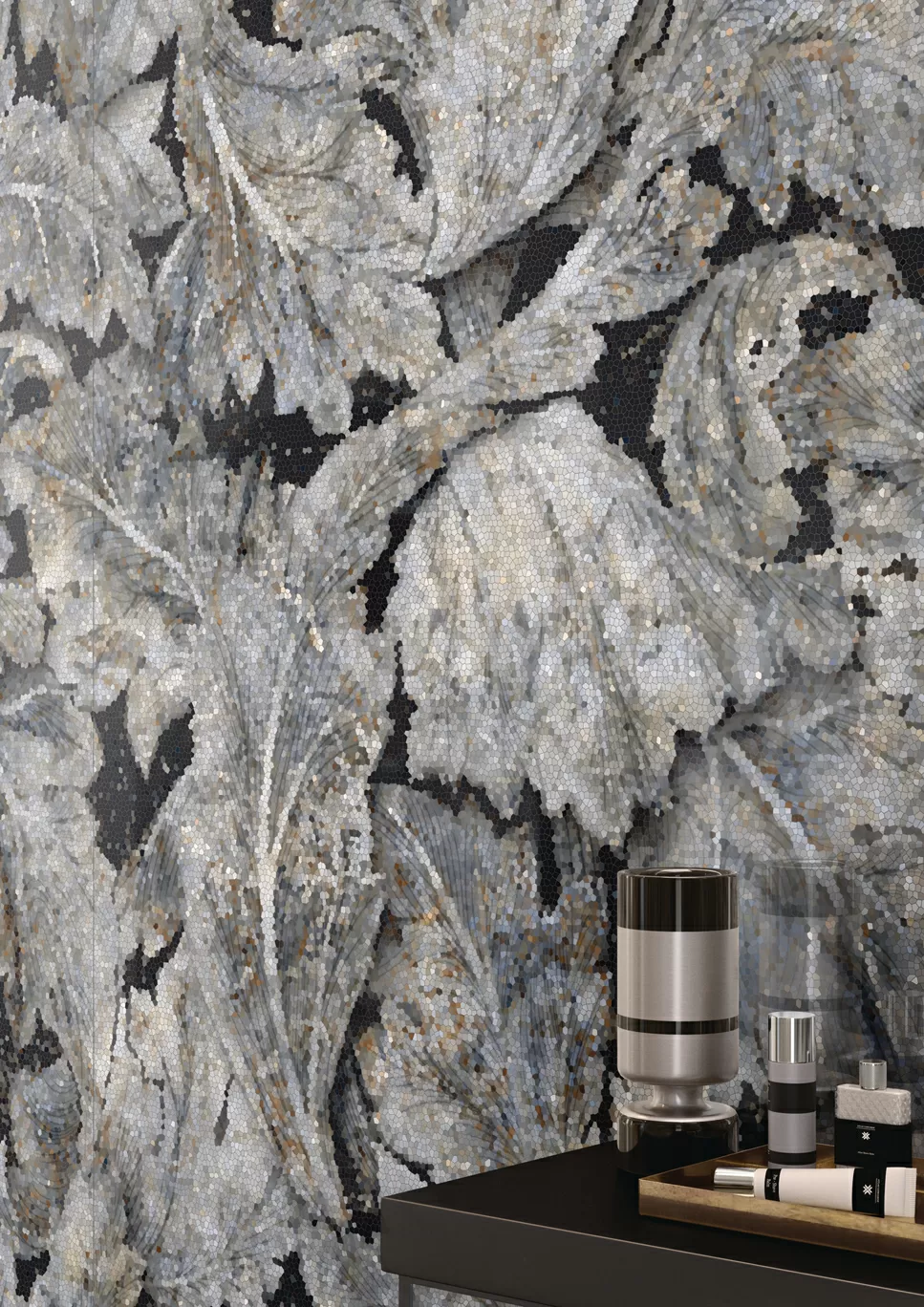 Керамогранит EHAA Calacatta Black Lapp Rett. 60x120