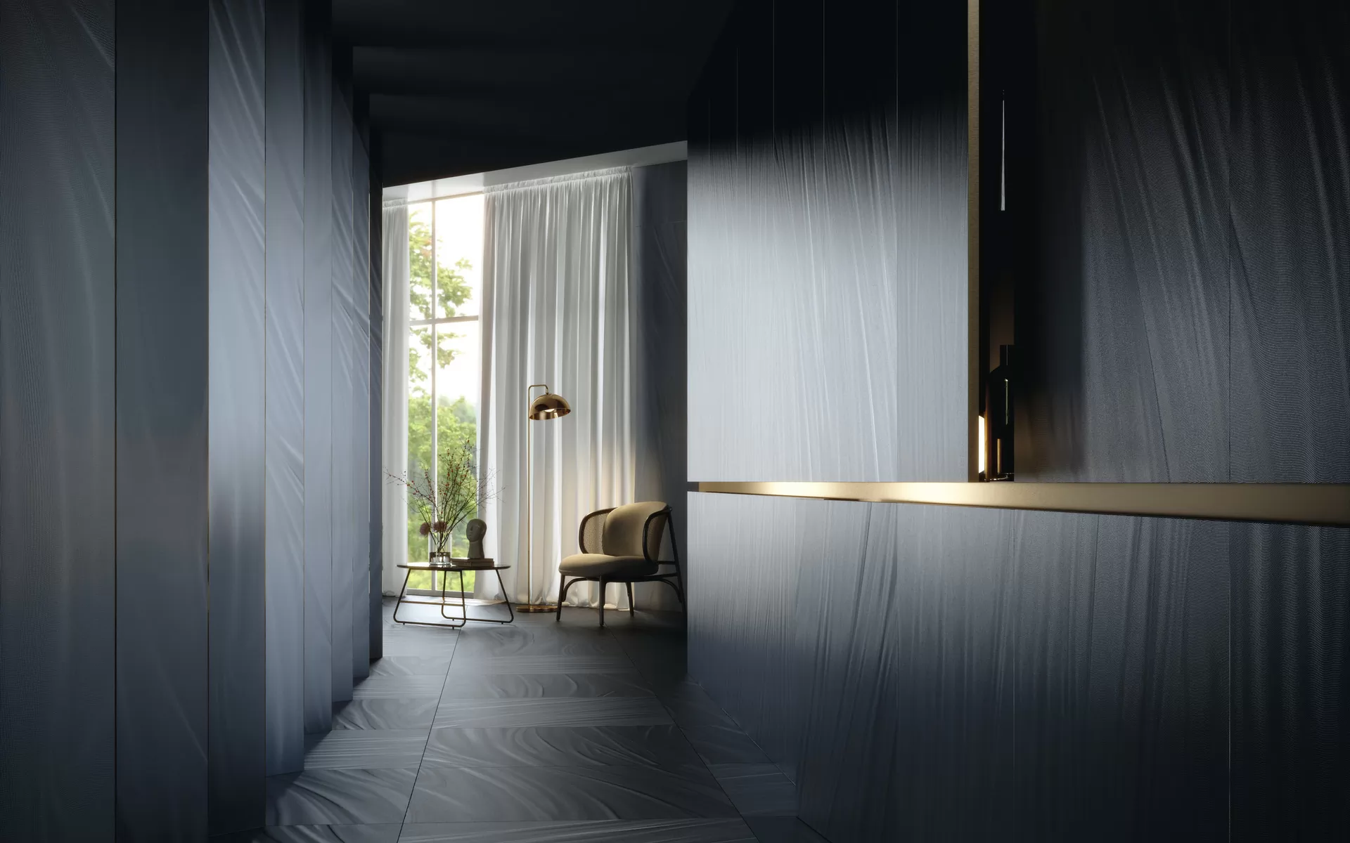 Керамогранит IG6P310538 Luce Black 100x300