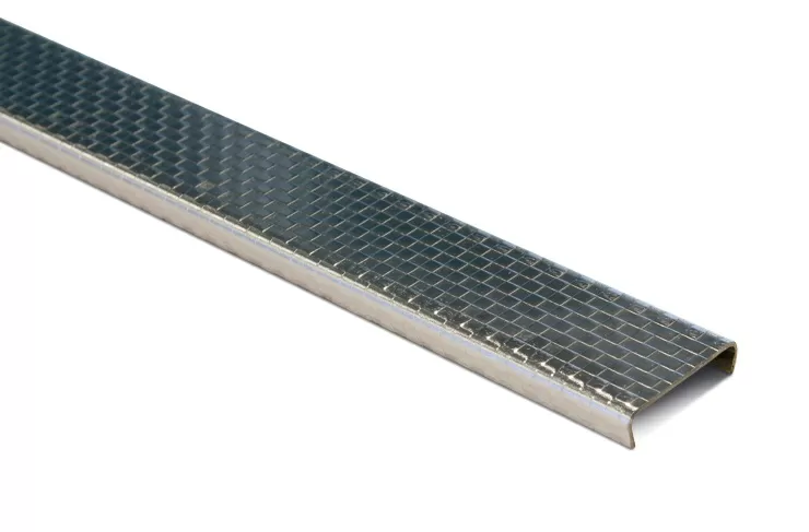 Профили и пороги B72141320 Pro-telo Stainless Steel Squared chrome 25x8x2500