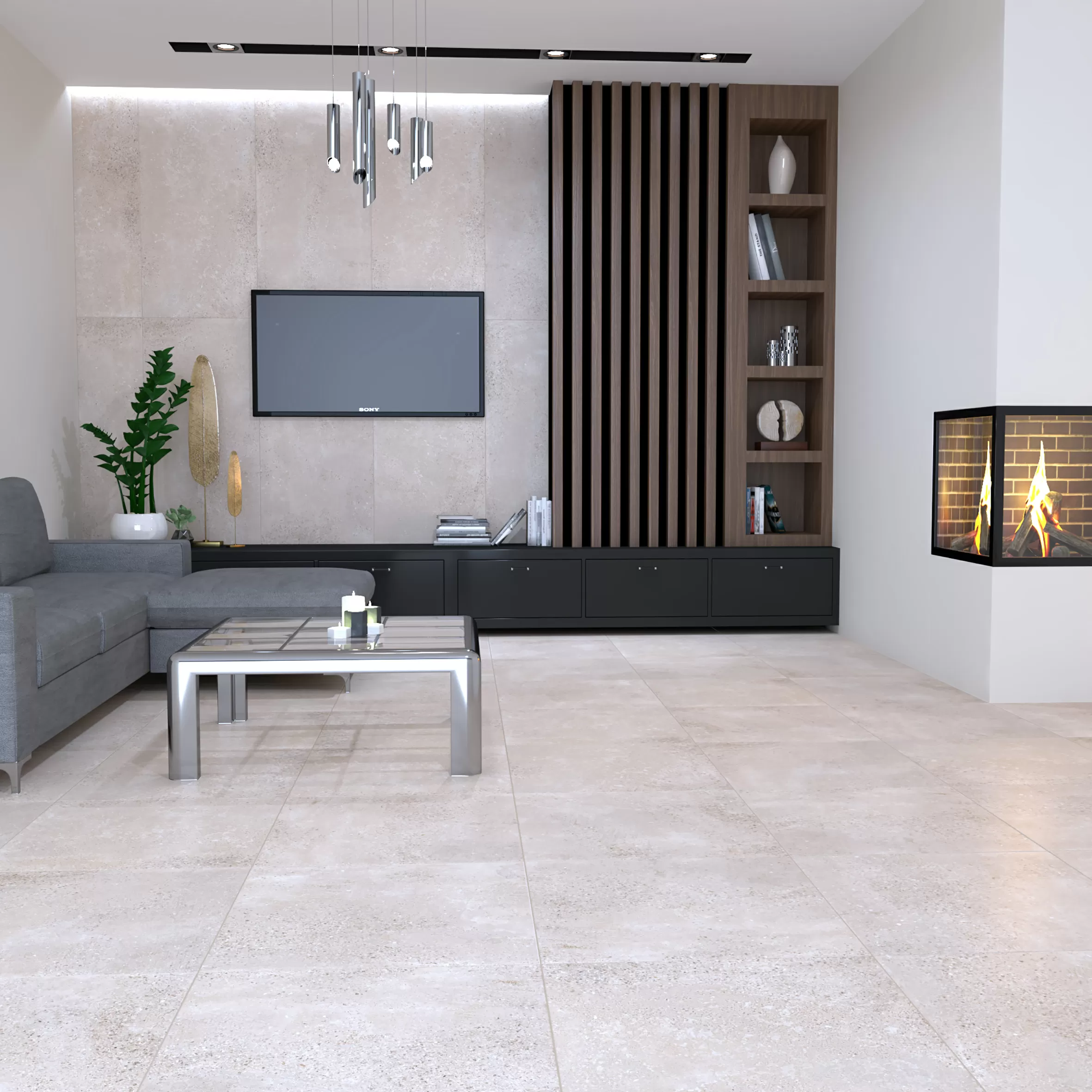 Керамогранит Tiffany графитовый 60х120