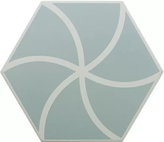 Керамогранит 127009 FANCY WAVES BLUE R10 20x23