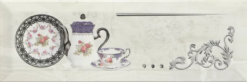 Плитка Petra Pranzo Silver B 10x30