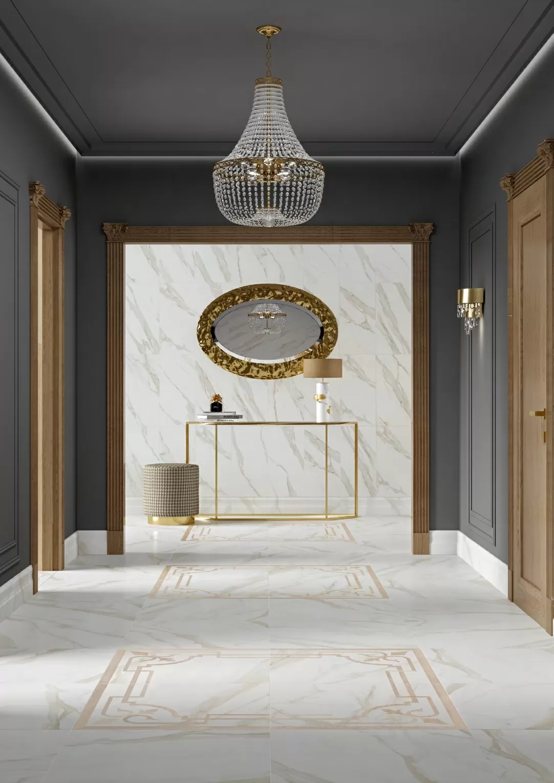 Керамогранит SG642622R Карелли бежевый светлый лаппатированный обрезной 60x60x0,9