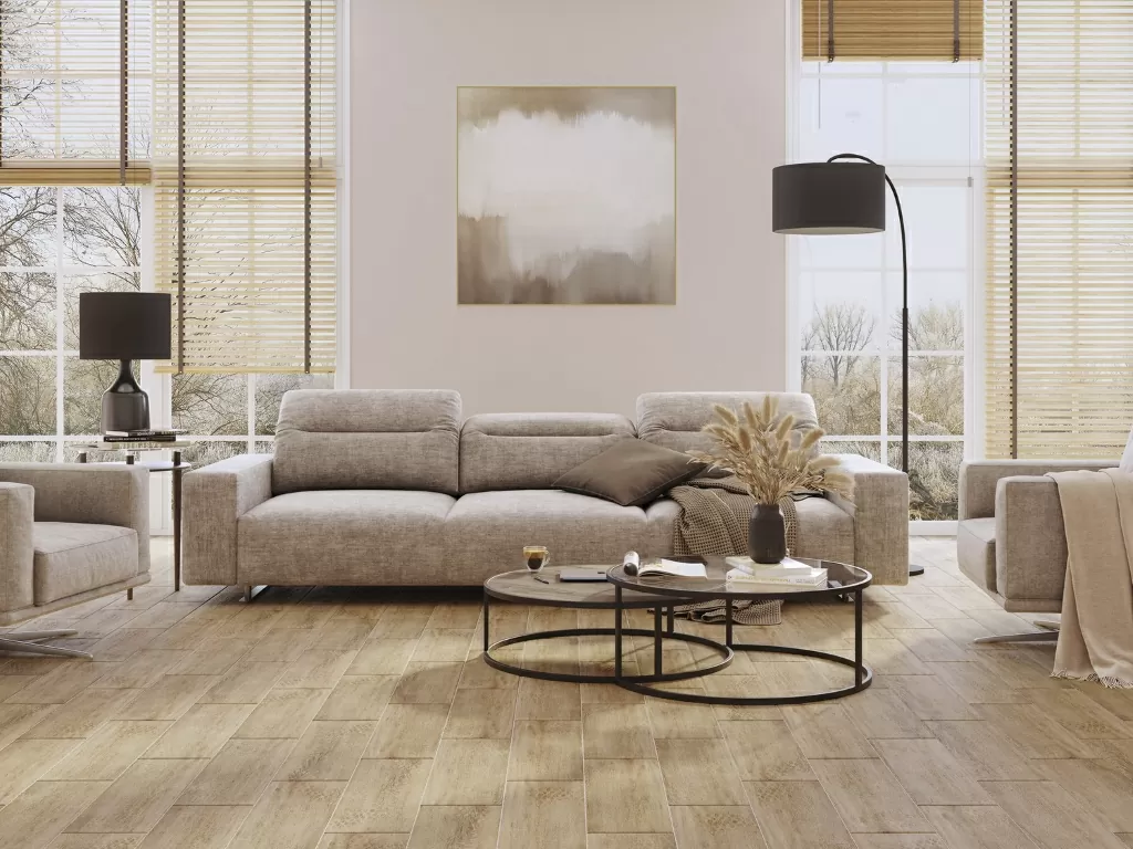 Керамогранит 16736 Industrialwood бежевый рельеф 18,5x59,8