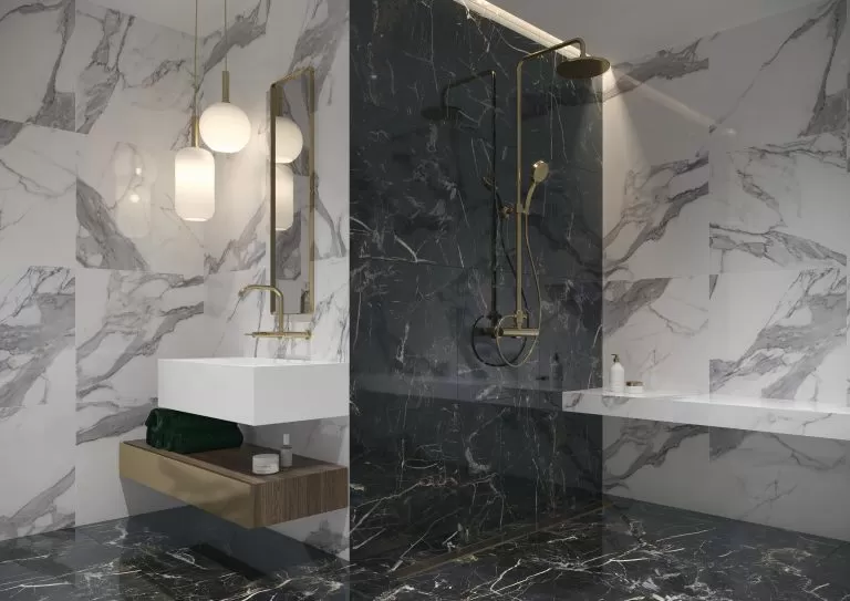 Керамогранит 5903313315456 Marquina Gold Rect R9 119.7x59.7