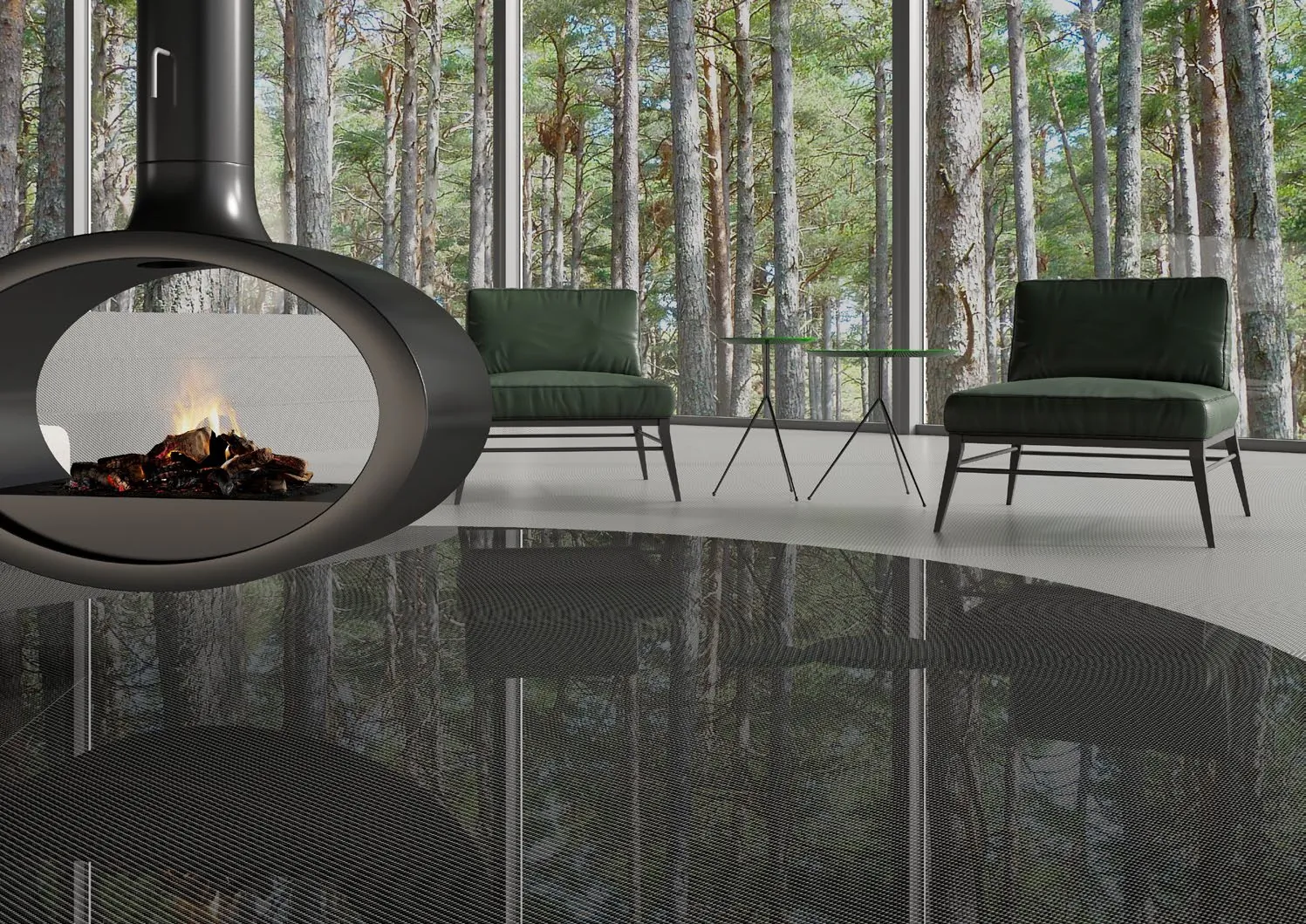 Керамогранит SG074902R Нестос серый светлый лаппатированный обрезной 119,5x320x1,1