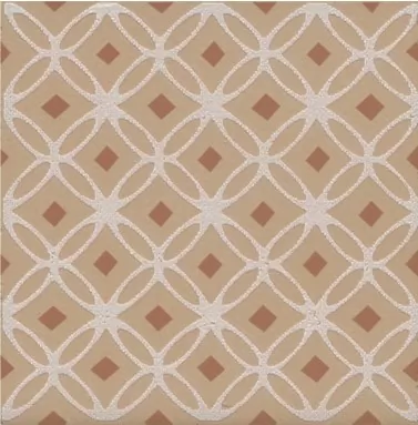 Керамогранит VT/C607/1337 Декор Агуста 1 оранжевый матовый 9,8x9,8