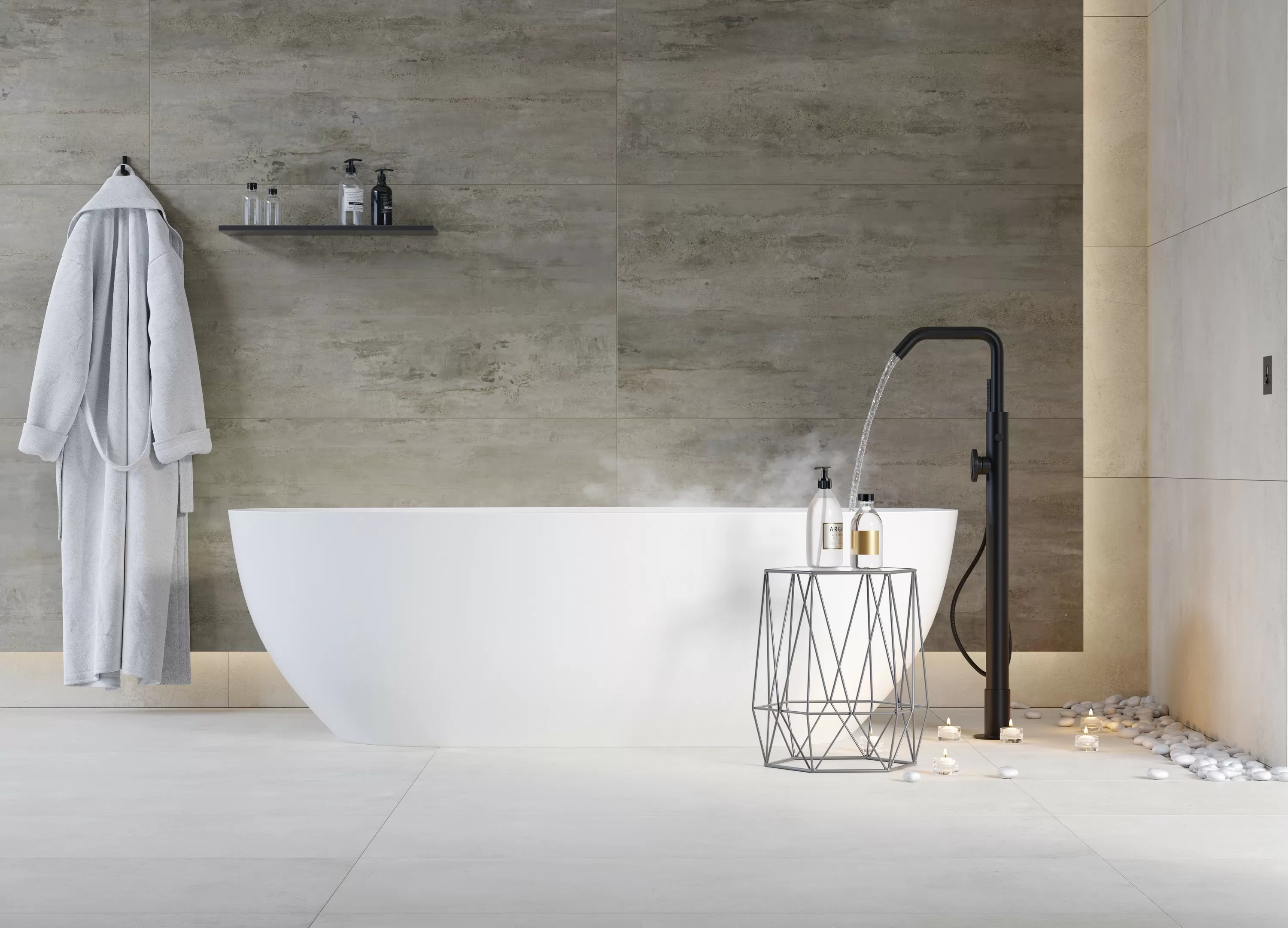 Керамогранит K-2010/MR/p01 Плинтус Elevator Beige 76x1200x10