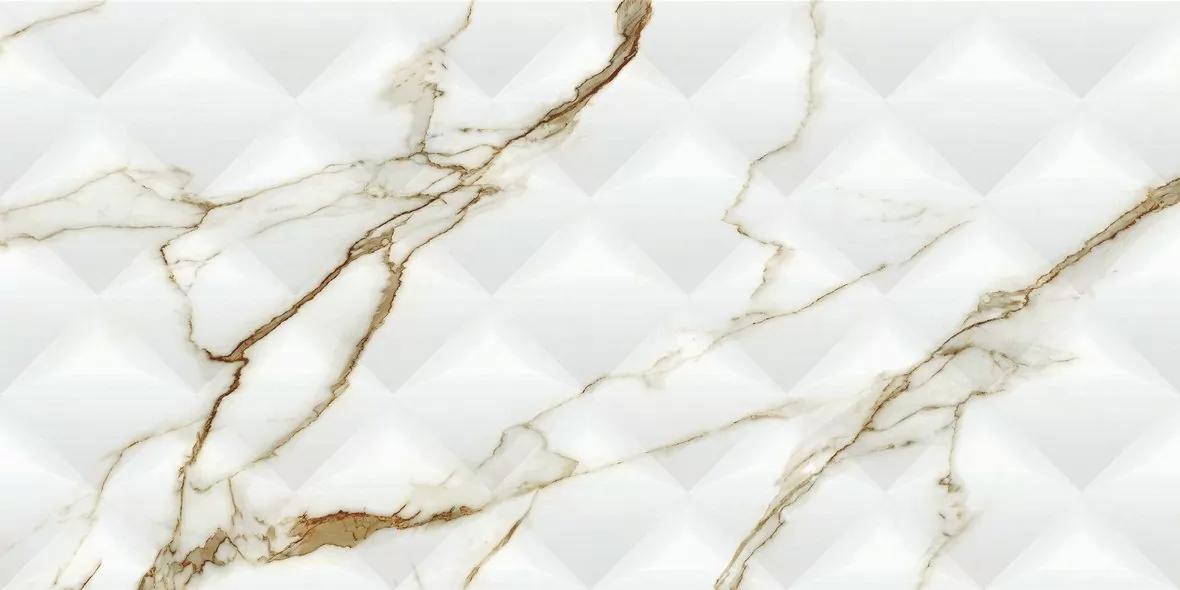 Плитка LE63063A-F50 Bianco Carrara Oro Monticulo Rectificado 30х60