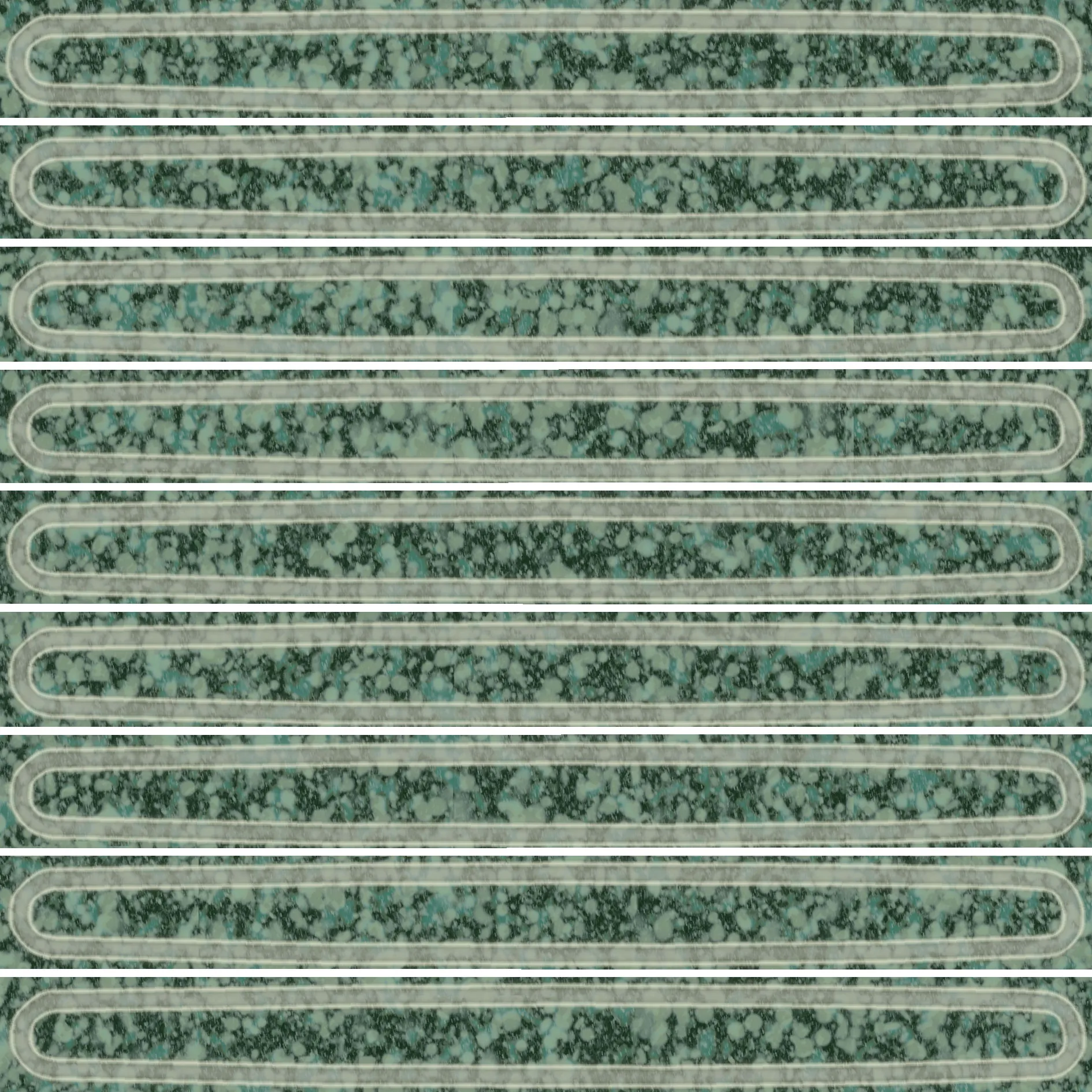 Плитка KMD2SOB006BN Декор чипсет Далия зелёный глянцевый 20x20x0,95