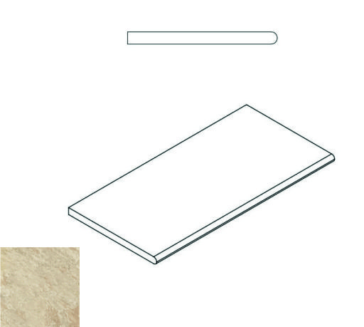 Керамогранит 620090000371 Climb ROPE BORDO ROUND 30x60