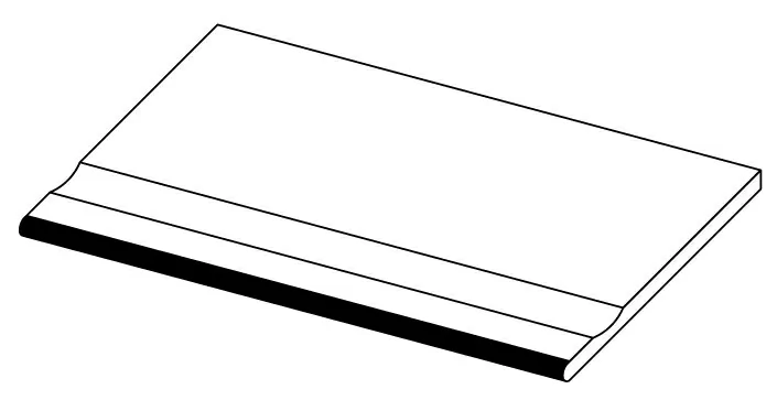 Керамогранит 620090000902 Rinascente Clay Bordo Piscina LASTRA 20mm 30x60