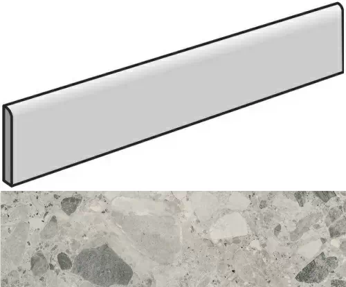 Керамогранит 610130005315 Continuum Stone Grey Battiscopa 7.2x80