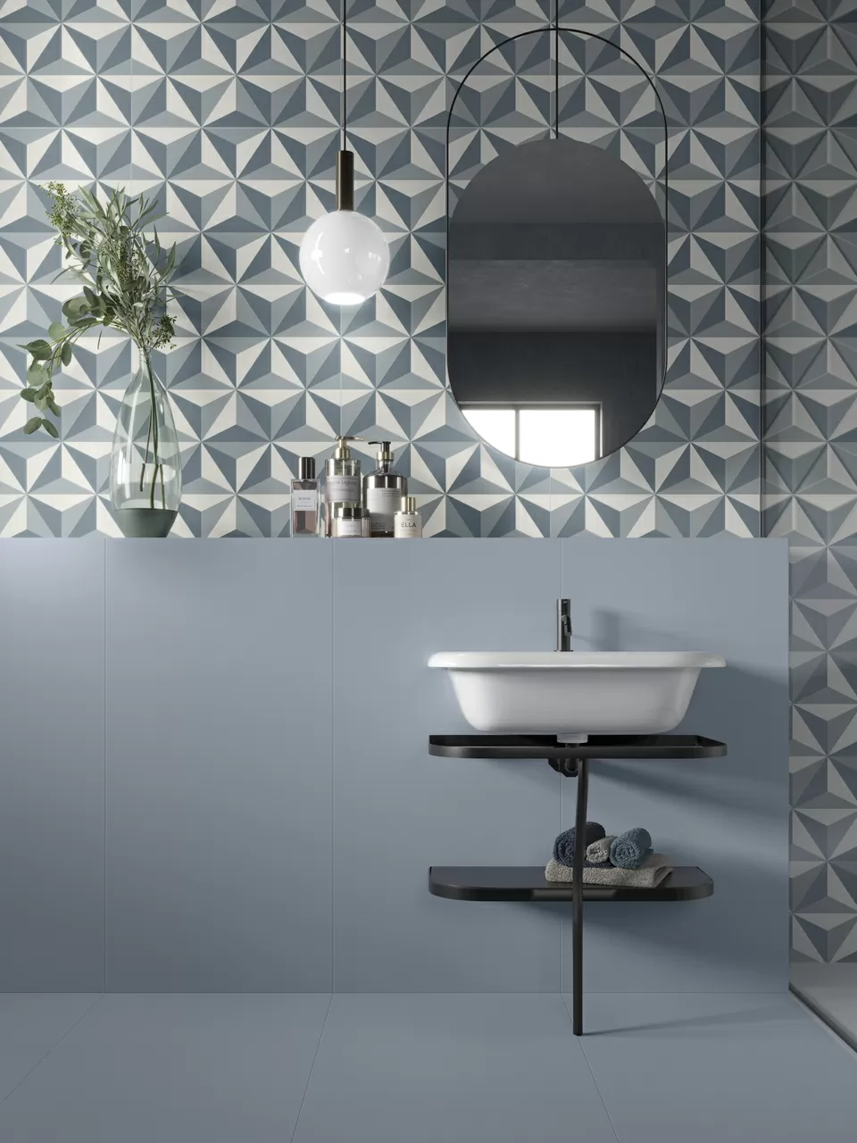 Керамогранит RPL158 Anni 70 Cassettone Bianco Rett 60x120