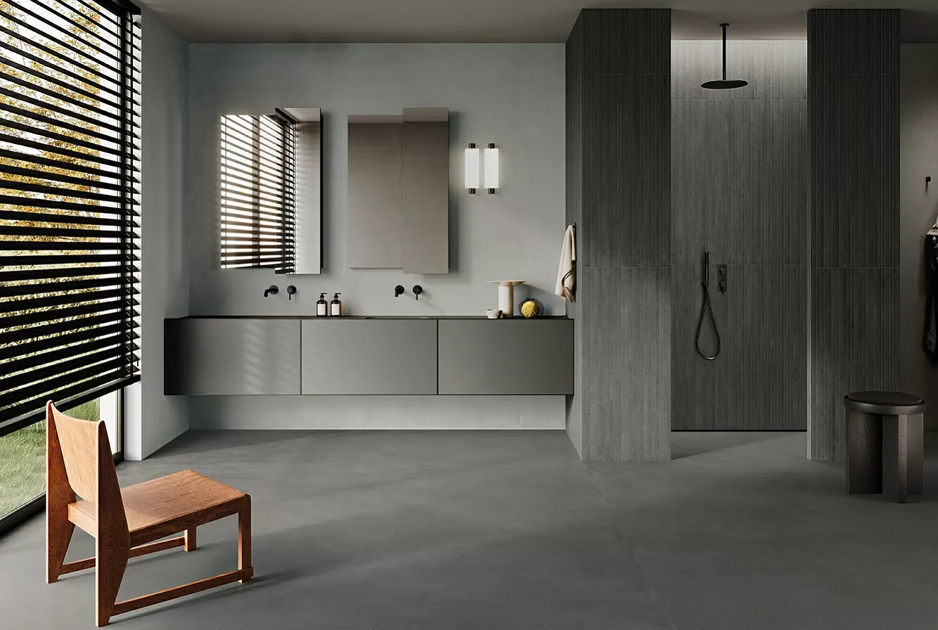 Керамогранит FL05BA I Cementi Greige SQ. RealUp/StrideUp 60x120