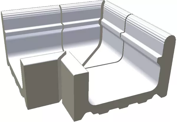 Плитка XPA51023 Pool (SET 4 pcs) 39,1x30