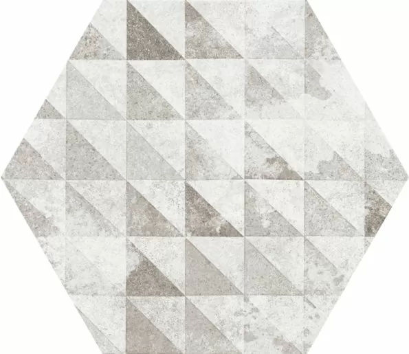 Керамогранит 22099 Hexatile Cement Garden Grey 17,5x20 (17 видов паттерна)